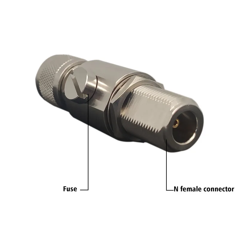 Coaxial Lightning Protector Antenna Surge Protector for Signal Booster, N Male to N Female Connector