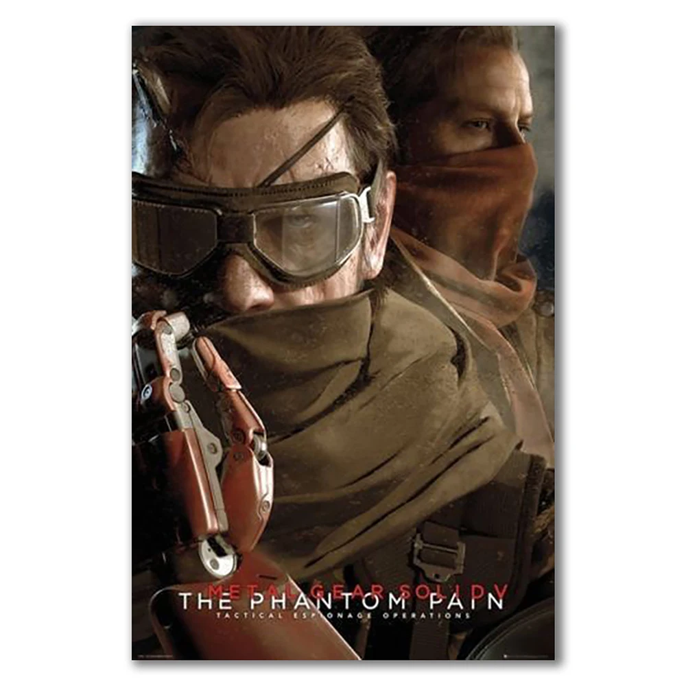 SP139 Silk Cloth Wall Poster Metal Gear Solid 5 The Phantom Pain Art Home Decoration Gift