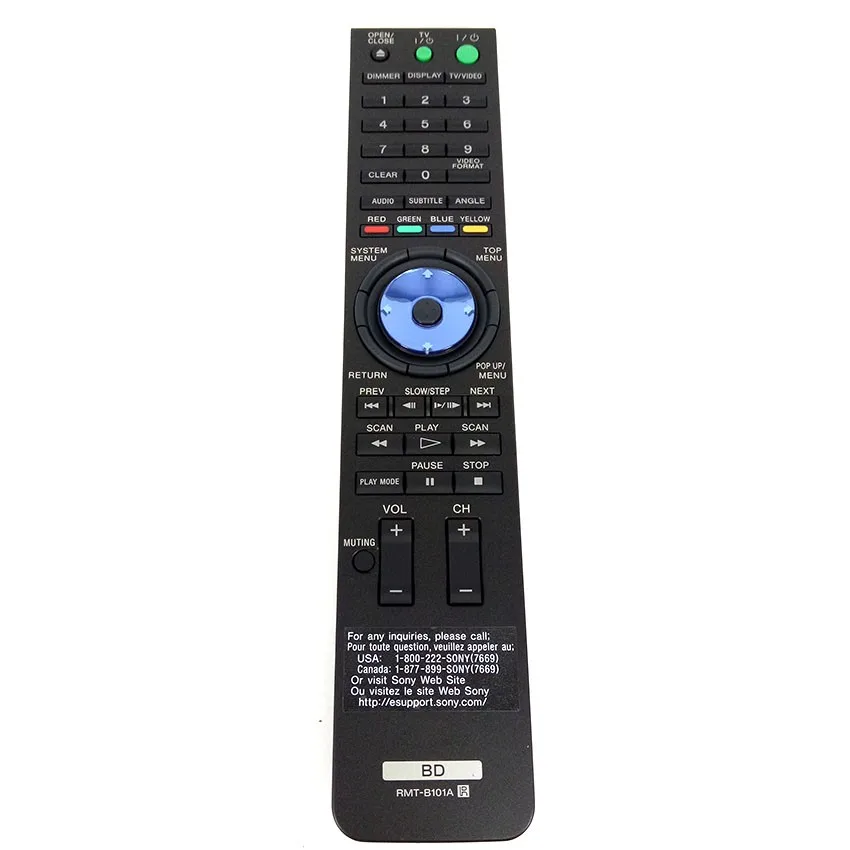 NEW Original RMT-B101A for Sony Blu-ray Remote Control for BDP-S300 BDP-S301 BDPS301 BDPS300