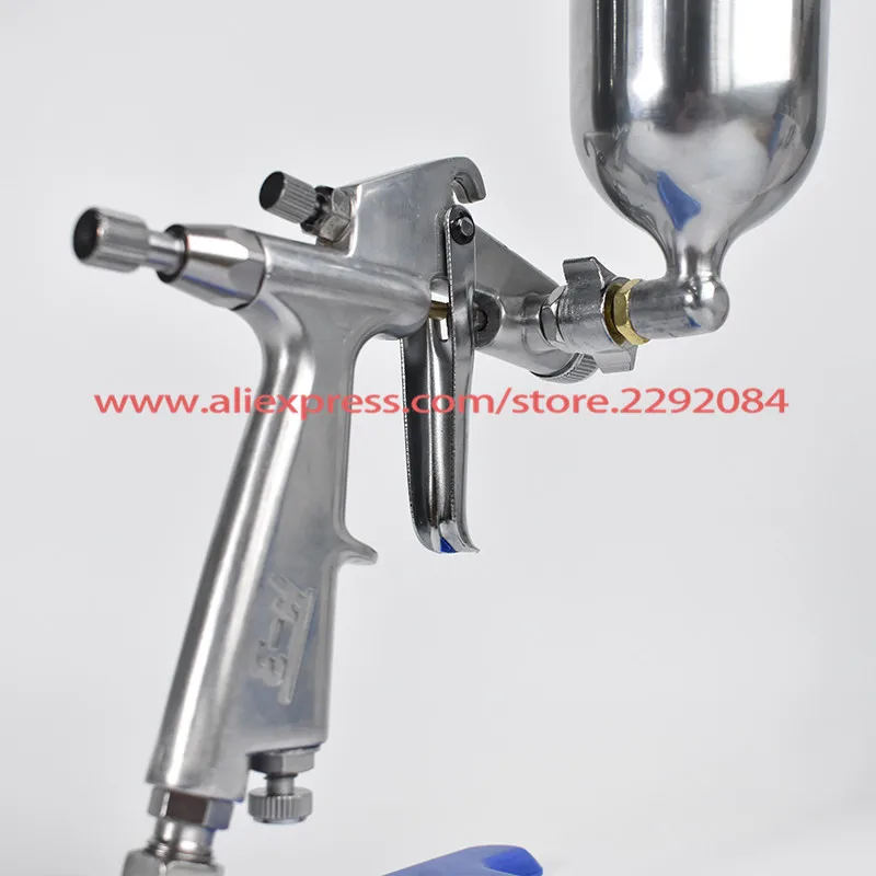 Auarita F-3 HVLP Air Spray Gun Car Finish Painting 1.0mm Nozzle 125cc Cup Gravity Automotive Finishing Coat Surface Paint