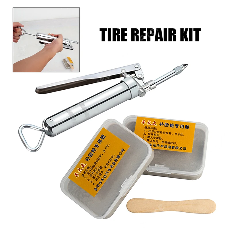 Car Tire Repair Gun Tool Adhesives Tire Repair Glue Sealers Super Caulk Car Rubber Repair Tire Glue Seal Tire Repair Glue