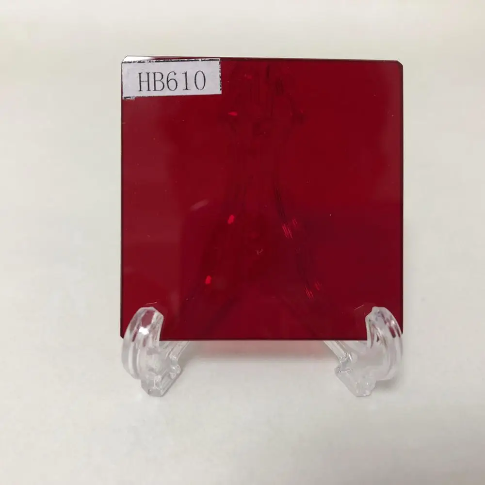ขนาด60X60มม.และ1มม.หนาหนา IR Ray จาก600nm ความยาวคลื่น Ir Pass Filter