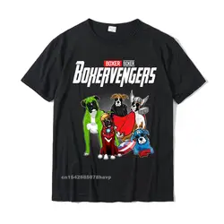 Boxervengers T-Shirt Funny Dog Boxer Shirt Gift T-Shirt Cotton Mens Top T-Shirts Simple Style T Shirt Coupons Personalized