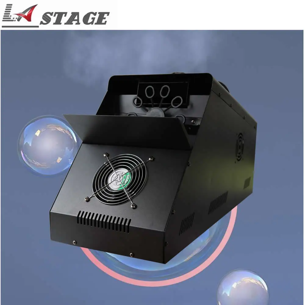 

1000W Fog Bubble Machine High Speed Smoke Bubble Output Wireless Remote Quantity Control Professional Stage Fogger Machine