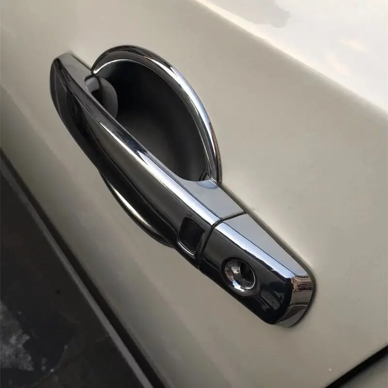 For Nissan Qashqai j10 2007 2008 2009 2010 2011 2012 2013 Chrome Car Door Handle Cover Stickers Car Styling Accessories