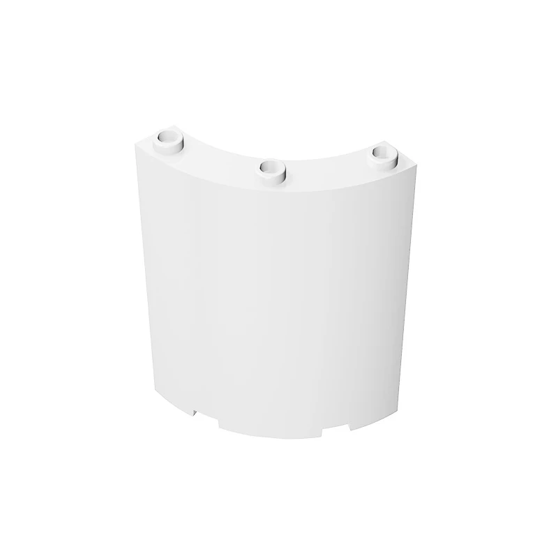 Building Blocks Technicalalal DIY 4x4x6 curved wall panel 1 PCS  Parts  MOC Creativity Educational toy for children 30562 46361