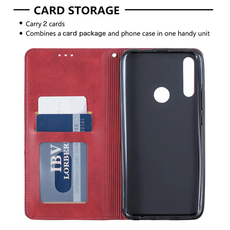 For Funda Huawei Honor 9X Case on For Honor 9 X Premium STK-LX1 Coque Luxury Magnetic Wallet Leather Flip Phone Cover Honor9X