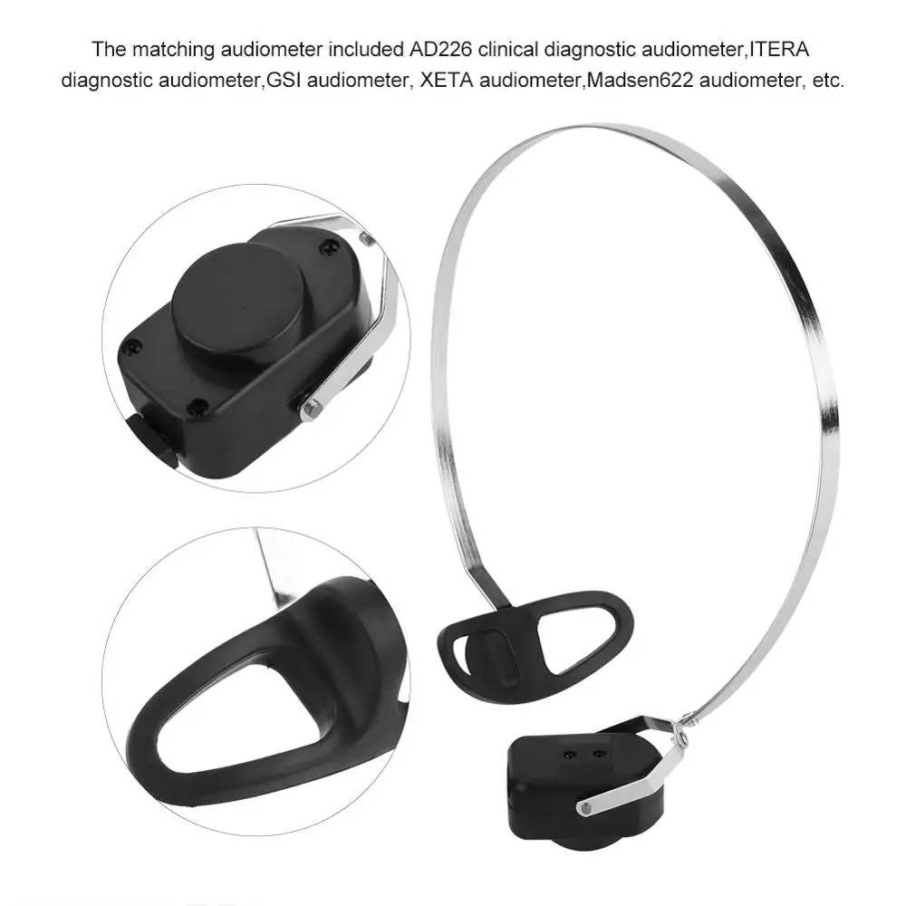 Professional Hearing Aid Bone Conduction Earphones For Deaf-Mute Schools Private Clinic Medical Audiometer Bone Conduction Tests