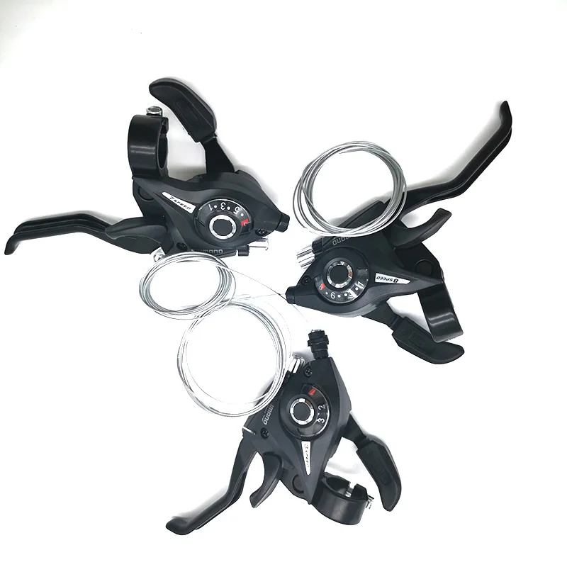 Mountain Bike Conjoined DIP Shifter ST-EF51 3/7/3/8 21/24 Speed Bicycle Brake Lever Set Left and Right