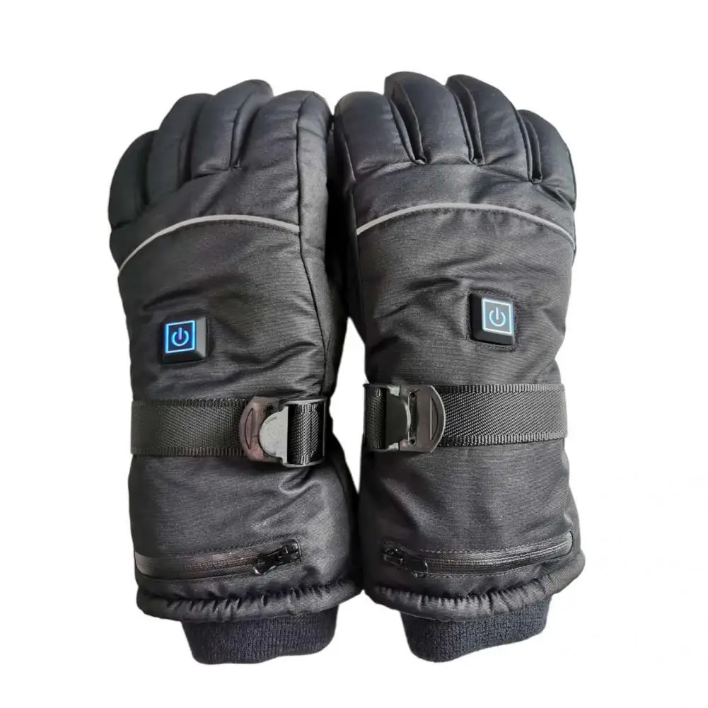 1 Set Practical Warm Gloves  Reliable Safe Use Motorcycle Gloves  Thick Battery Powered Warm Gloves