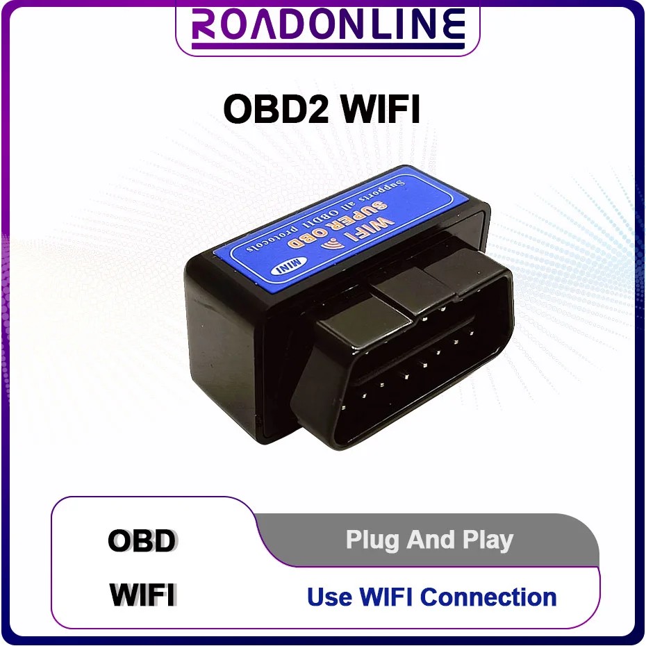 

Автомобильный детектор ELM327 OBD2 WIFI, цифровой дисплей, для компьютера, Android, радио, навигатор, аксессуары для модификации