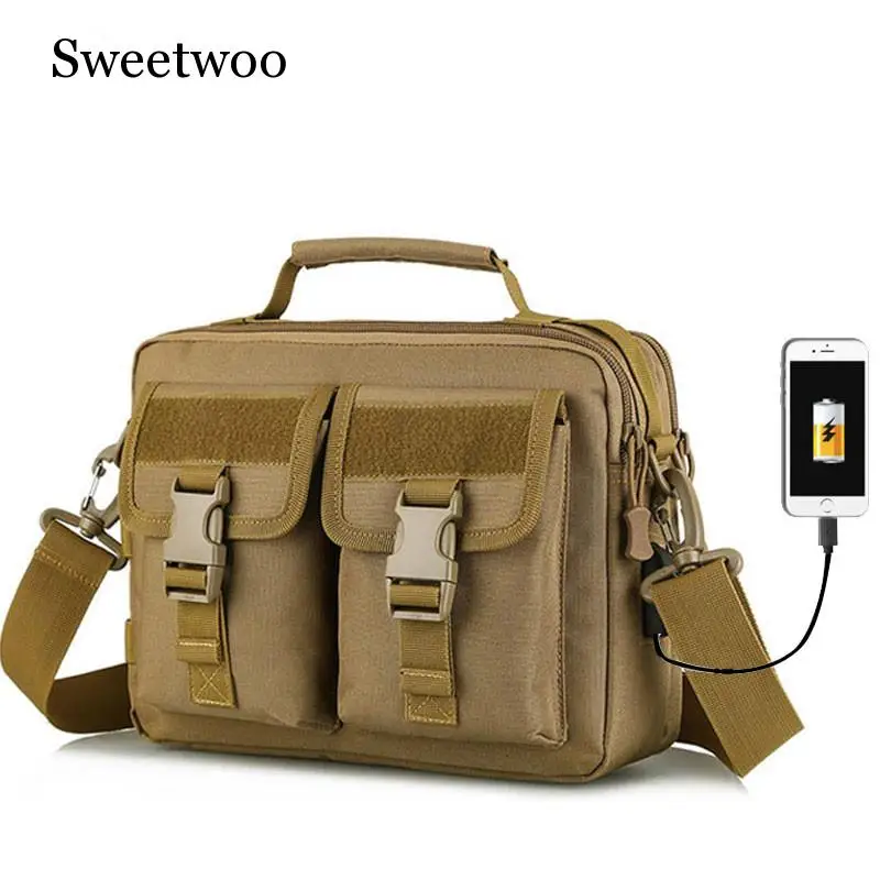 Outdoor Leger Rugzak Camping Zakken Trekking Mannen Vrouwen Tactische Schouder Camouflage Militaire Reizen Pendelen Handtas