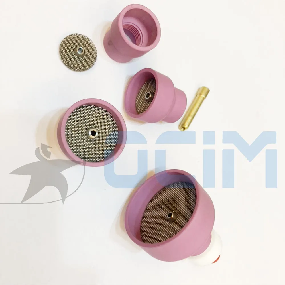Imagem -06 - Kit de Copo de Solda de Cerâmica Mais Bico de Cerâmica de Alumina para Wp17 18 26