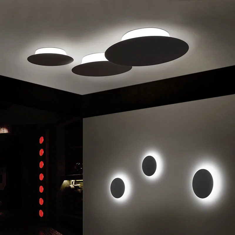 (36CM) Patented Product Creative Circular Living Room Lights, Modern Led Bedroom Ceiling Lamp, Ceiling / Wall Dual Lamp