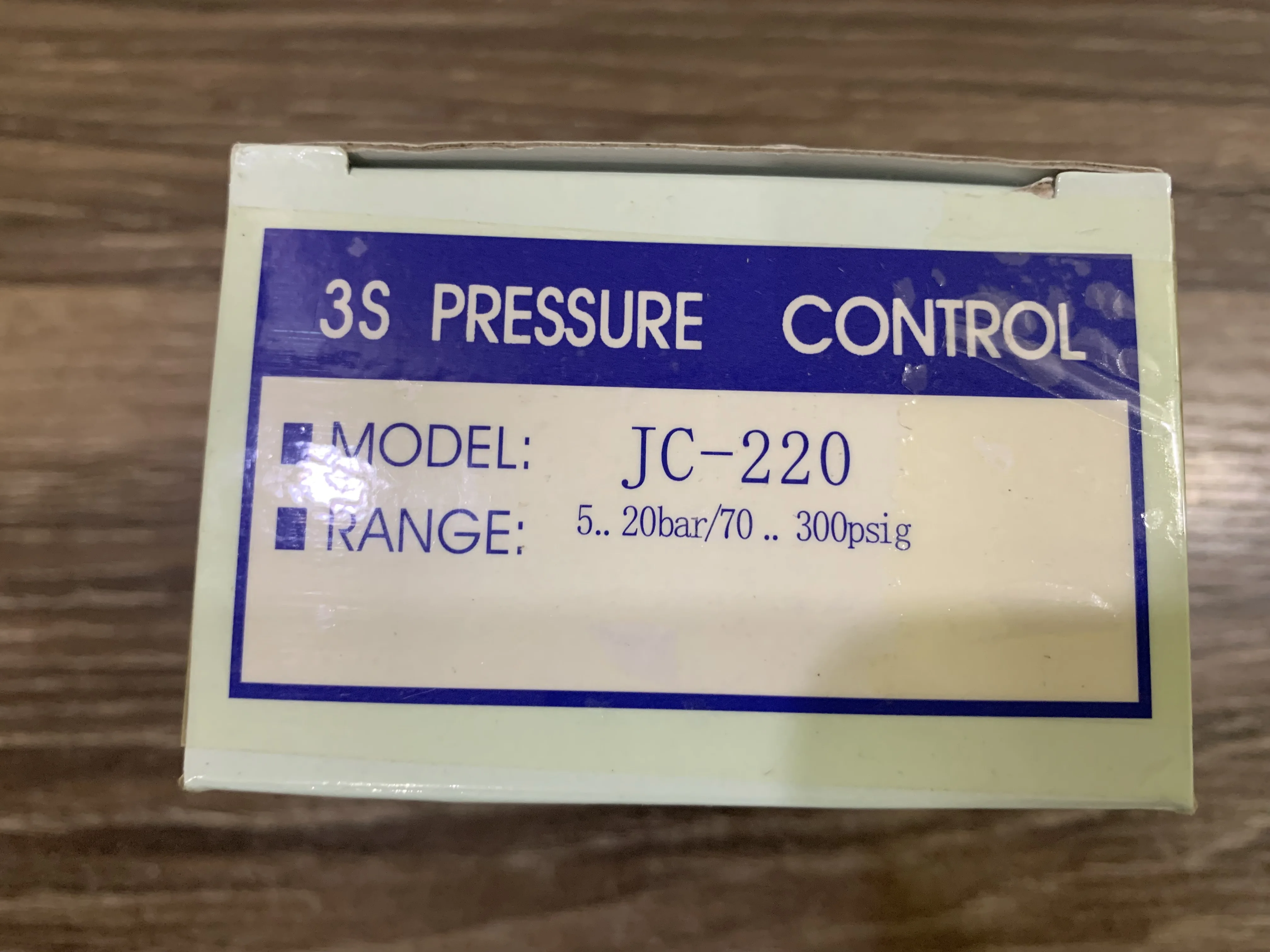 3s pressure switch single electro controller JC-220 Brand new original authentic Korea High and low voltage protection