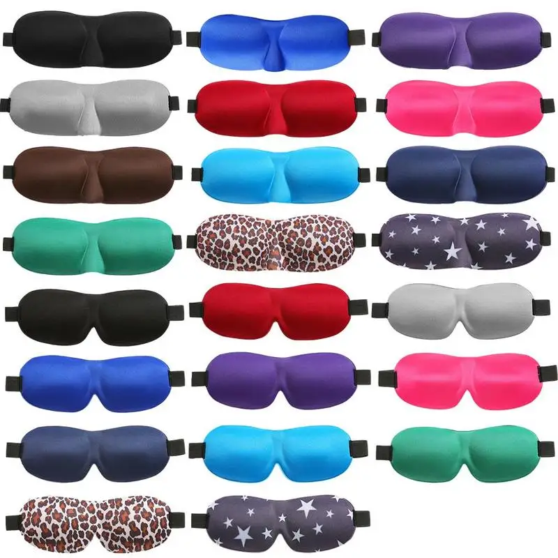 3D Sleep Mask Sleeping Eye Mask Yes / No nose Eyeshade Cover Shade Eye Patch Women Men Soft Portable Blindfold Travel Eyepatch