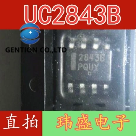 

10PCS UC2843B 2843B UC2843BD1R2G SOP-8 in stock 100% new and original