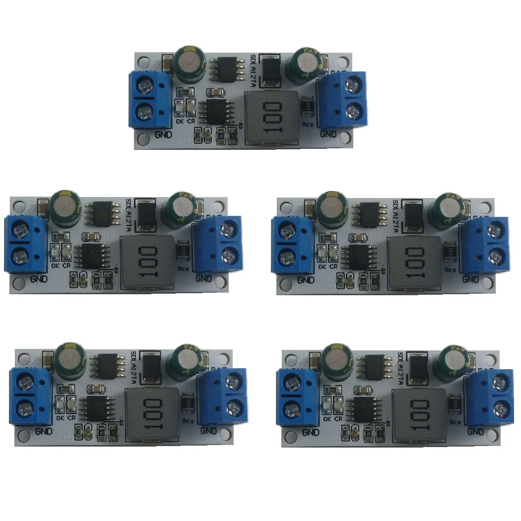 5PCS 0.5-4A SDLA12TA MPPT Solar Panel Controller Charging Module for 12V Lead Acid Battery Charger