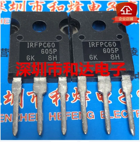 Free Shipping  30pcs IRFPC60  TO-247 600V 16A