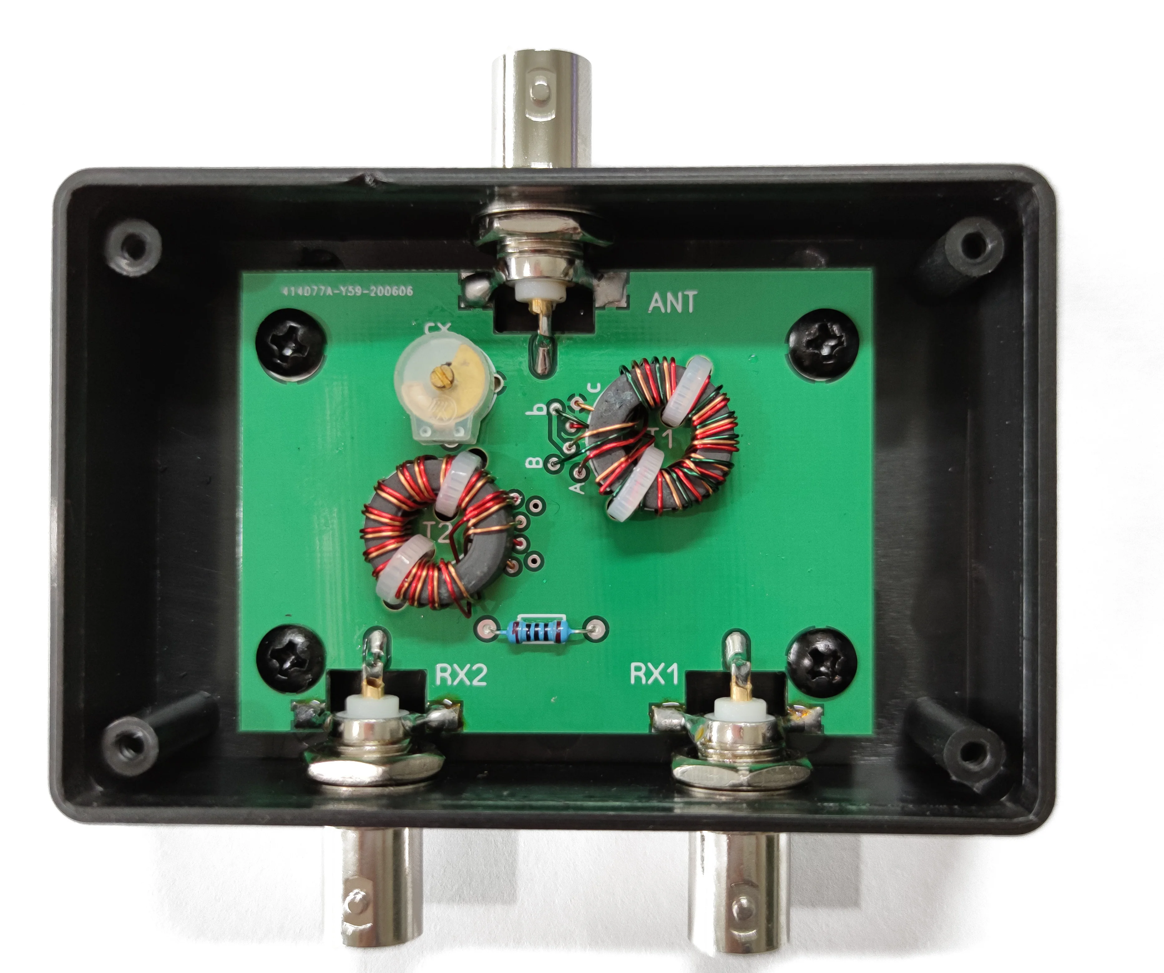 Antenna Splitter RX HF TV Satellite Coax Cable Signal Splitter 0.1-50 MHz 50ohm