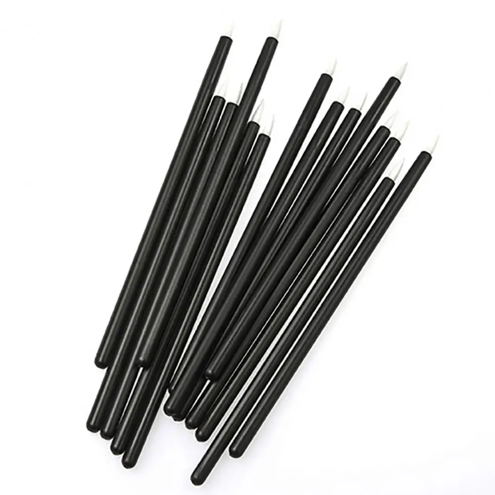 50 Pcs Wholesale Eyeshadow Applicator Disposable Eyeliner Liquid Wand Applicator Brush Cosmetic Makeup Tools