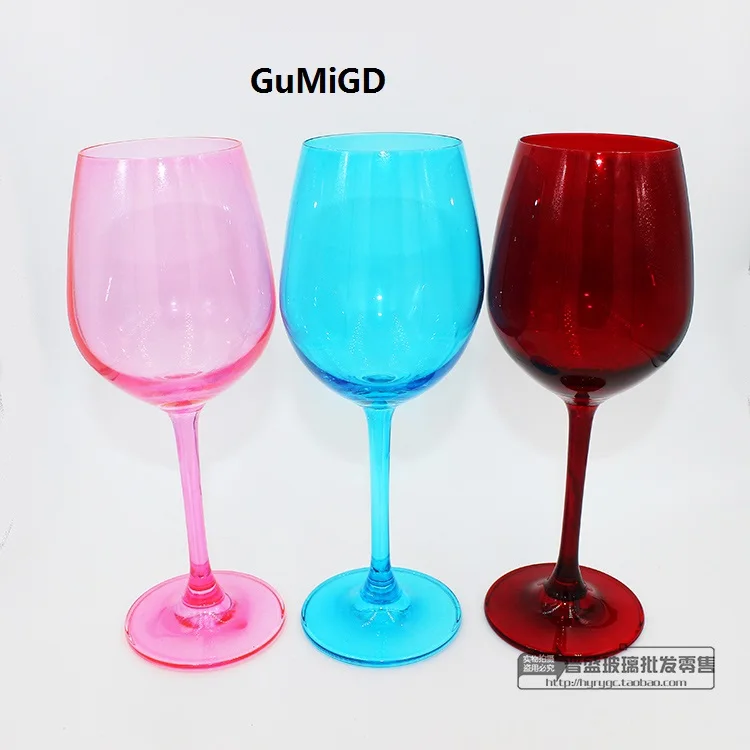 Crystal glass goblet red wine cup wine cup home decoration Champagne Cup color wine cup