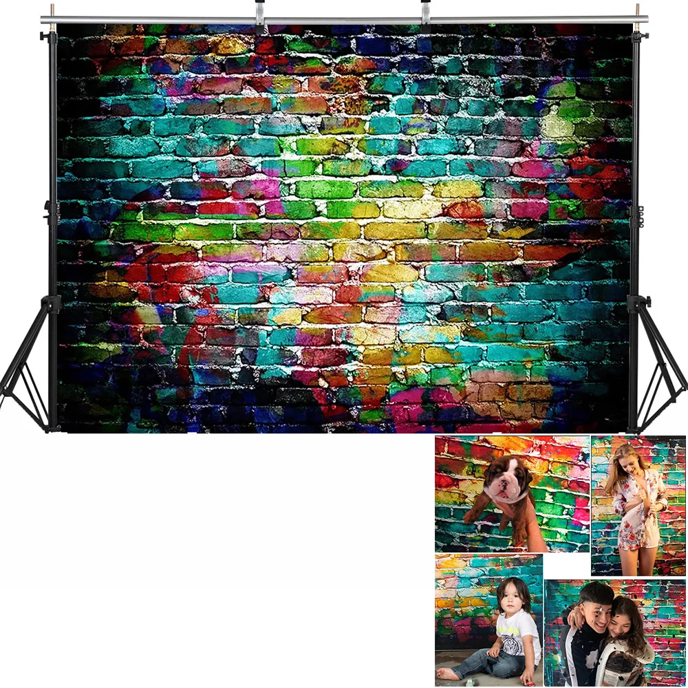 الطوب جدار صورة خلفية التصوير الفوتوغرافي الوليد الطفل أطفال عيد ميلاد كعكة سحق خلفية الغذاء الحيوانات الأليفة لا تزال الحياة استوديو التصوير الفوتوغرافي