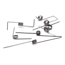 10PCS Garbage V-Shaped Spring  Wastebin Lid Repair 135-180 Degree Adjustable steel Torsion Spring