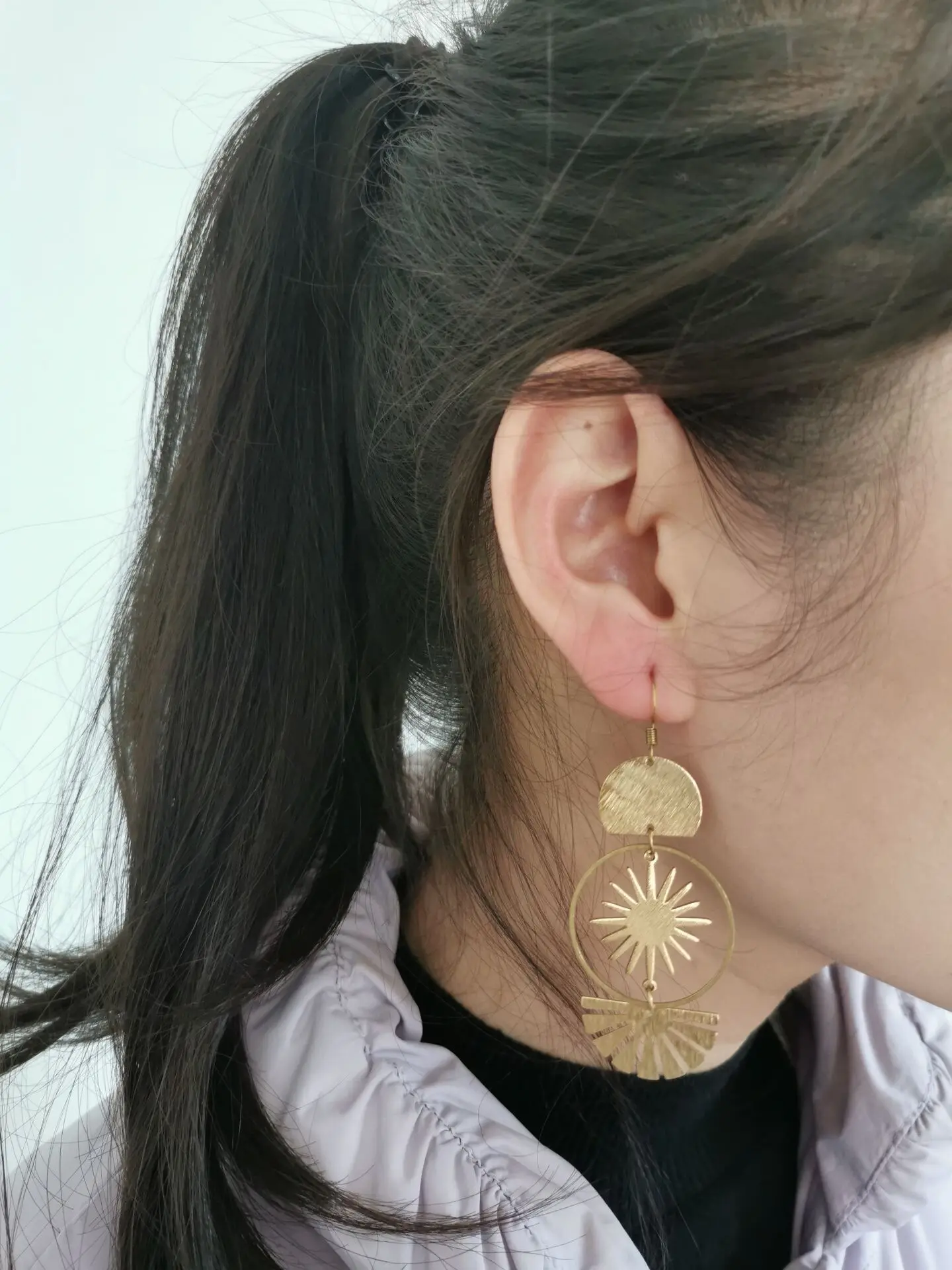 20pcs Raw Brass 28x14mm Half Round Fan Shaped Leaf Charm Pendant For Handmade Hanging Jewelry Findings Making Earrings Supplies
