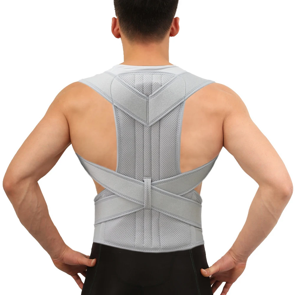 Posture Corrector for Men and Women Adjustable Upper Posture Brace for Support,Providing Shoulder-Neck-Back Relief Pain Logo New