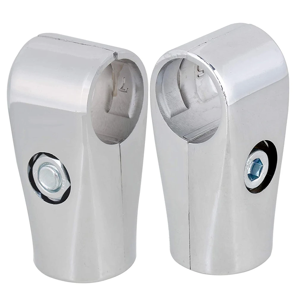 Silber 25mm Innen-Ø Zwei-weg Regal Display Rack Gerüst Rohr Stecker Aluminium Legierung Rohr Armaturen Pack von 2