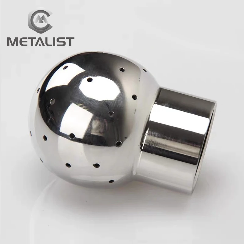 METALIST DN20 BSP Female Thread SS304 Sanitary Pipe Fitting Fix Cleaning Spray Ball Tank Cleaning Ball Head Homebrew