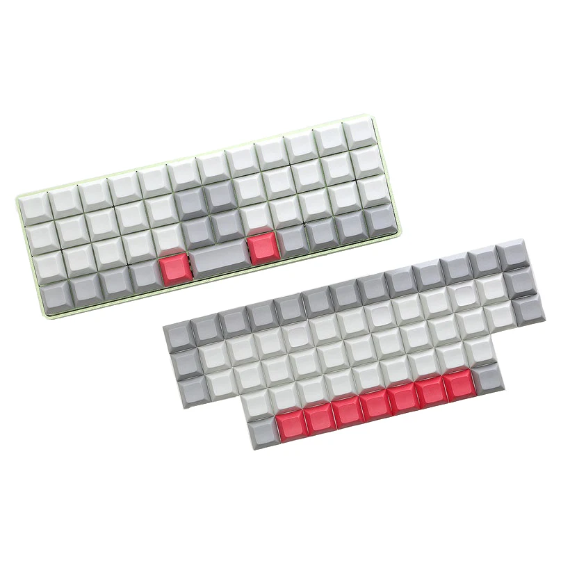 10 Pcs DSA Profile 1U Blank 1.4mm PBT GK61 Keycaps For Mechanical Keyboard GMMK  ID80 Wings 84 96 GK61X 64 GK64X