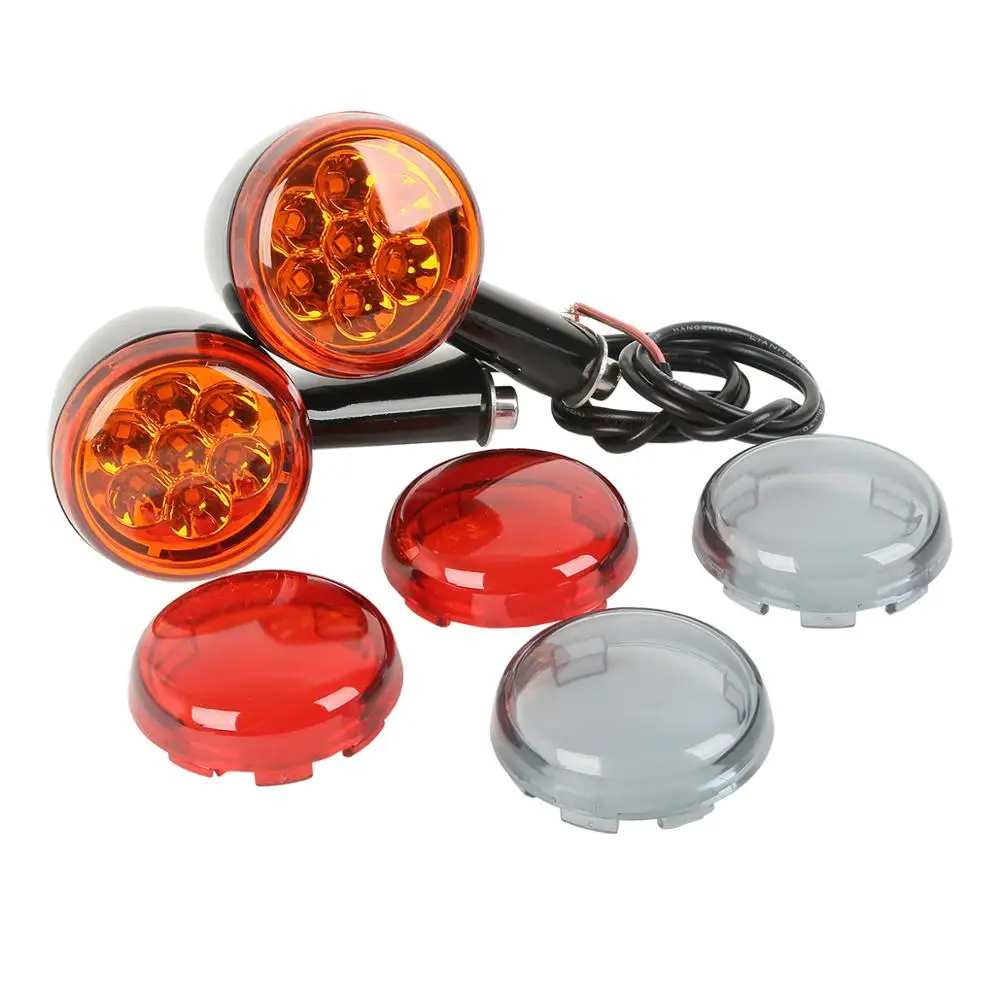 Motorcycle Front LED Turn Signals Lights For Harley Sportster XL883 1200 1992-2022 2020