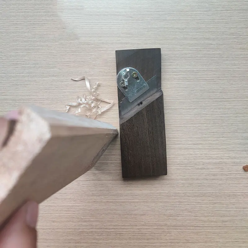 45 ° สไตล์เกาหลี Ebony มุม Chamfer Plane 0-4Mm Chamfer ความลึก Art ใบมีดสำหรับงานไม้ปรับตัดเครื่องมือ Ebony สกัด
