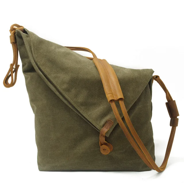 

Small Bucket Designer Women Messenger Bags Female Canvas Vintage Shoulder Bag Ladies Crossbody Bags for Women