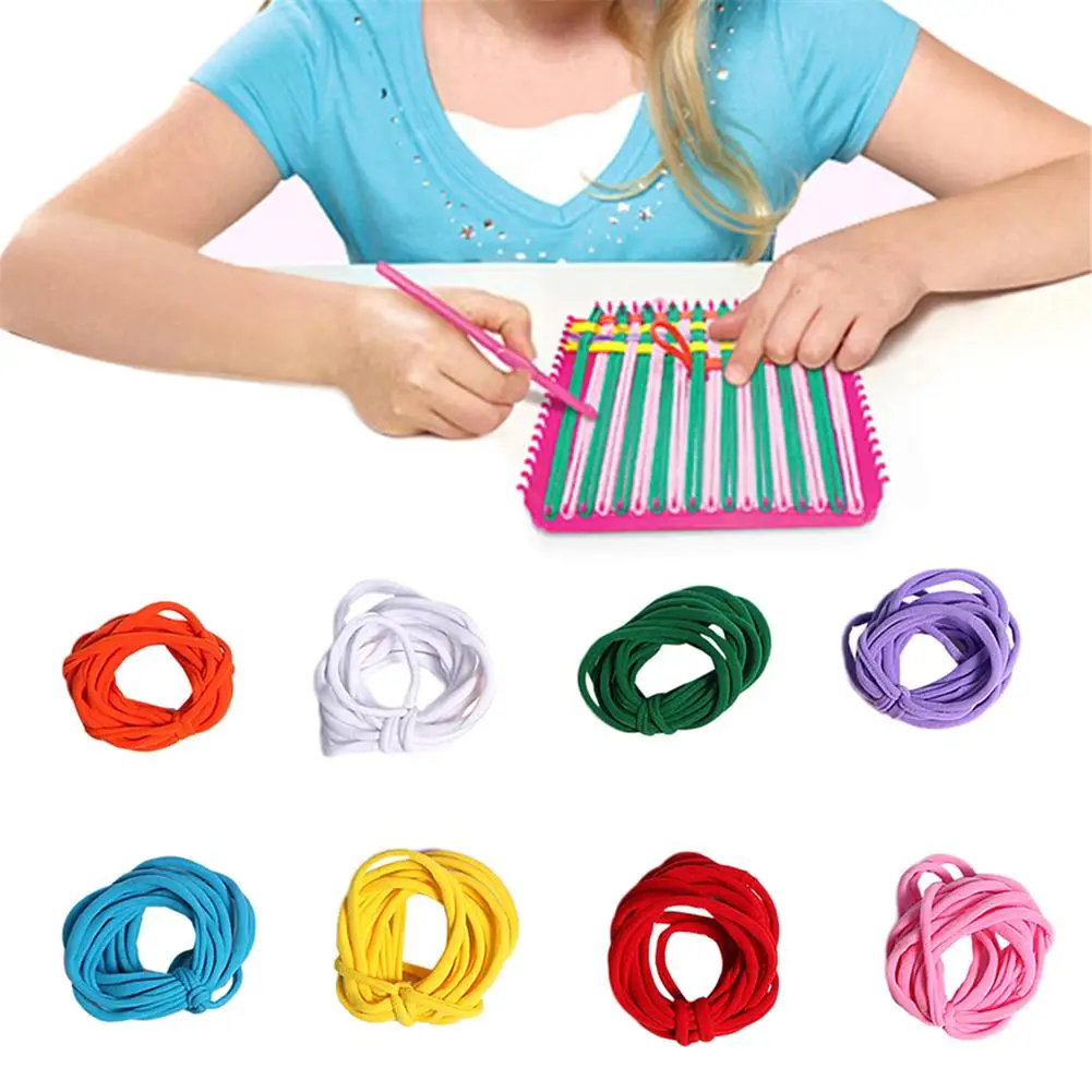 2022 New Stretchy Braided Crafts Loops Toy Accessories DIY Woven String Elastic NRefill Braided Loops For Children Kids