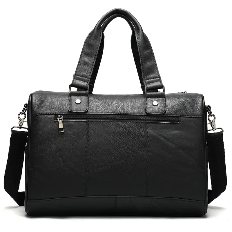 100% Genuine Leather Briefcase Men Bag Office Bags For Men Laptop Bag Leather Man Briefcase Messenger Briefcases Hangbag 8666