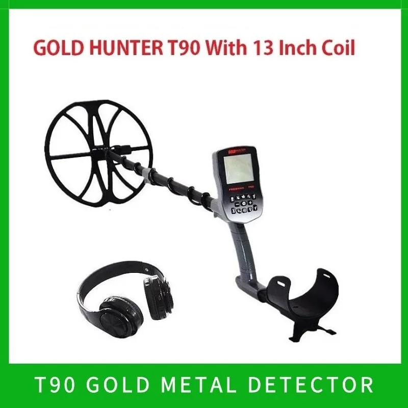 

Gold Hunter T90 Gold Detector Treasure Hunter Underground Metal Detector PinPointer Waterproof Handheld Gold Metal Detector