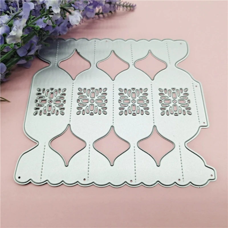 Candy Shape Gift Package Box 3D Embossing Metal Cutting Dies Stencil DIY Scrapbooking Album Paper Template Mold Decor