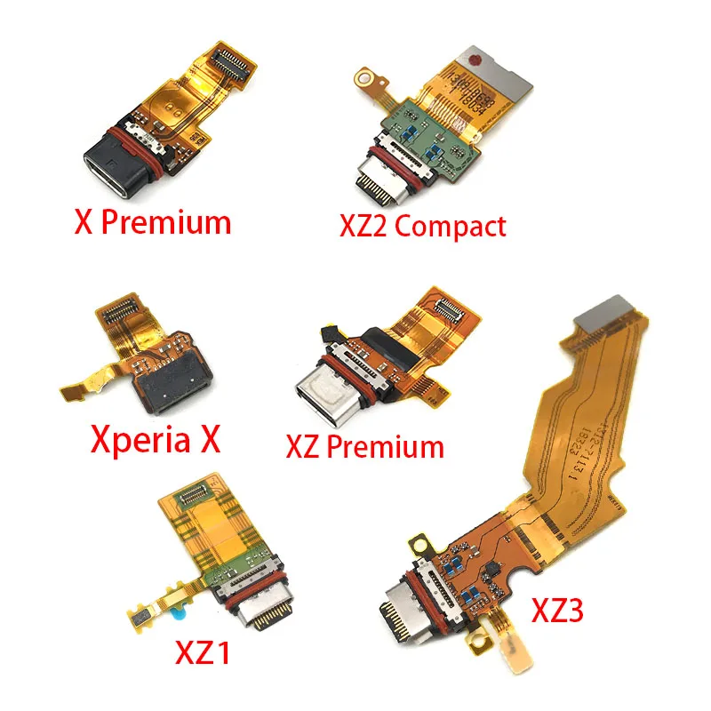 Port ładowania USB złącze dokowania płyta Flex Cable dla Sony Xperia X XZ XZ1 XZ2 Compact Premium XZ3 części naprawa płyty USB