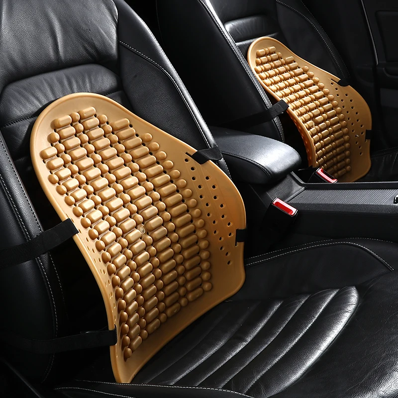 Universal Car Back Support Chair Massage Lumbar Support Waist Cushion Mesh Ventilate Cushion Pad For Car Office Home