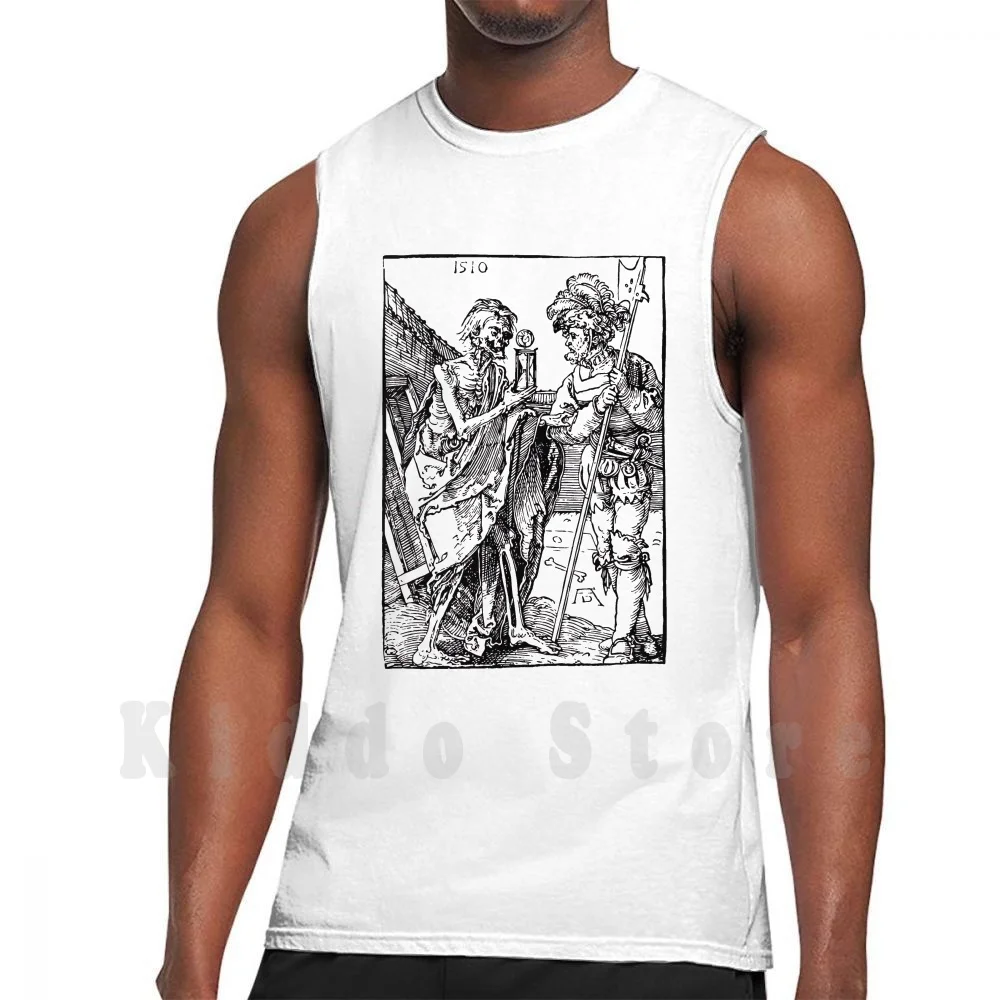 Death And The Landsknecht Tank Tops Vest 100% Cotton Albrecht Dürer Landsknecht Renaissance Mercenary German Germany