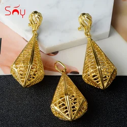 Sunny Jewelry Fashion Classic Jewelry For Women Earrings Pendent Romantic Sets For Wedding Party Anniversary Gift Trendy Sets