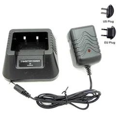 Wtyczka US/EU szybka ładowarka do stacji dokującej baterii dla BaoFeng UV5R UV-5R Pro DM-5R BF-F8HP UV-5RE PLUS UV-5RA UV5RB BF-F9 V2 + Radio