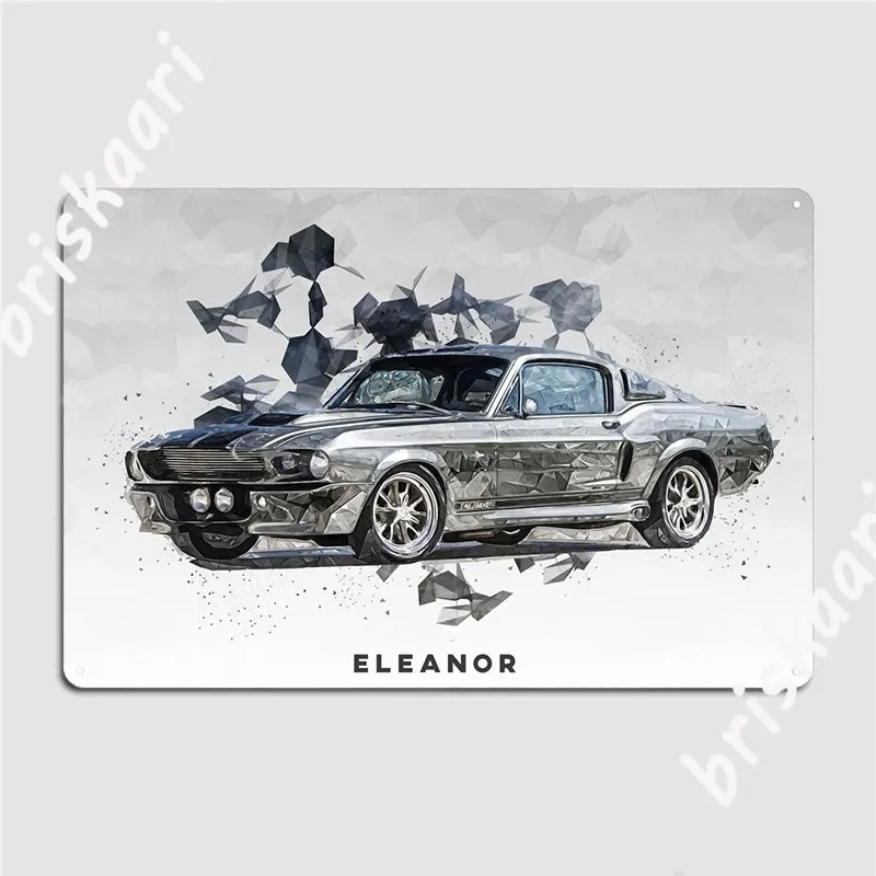 Eleanor Poster Metal Plaque Plaques Retro Party Cinema Garage Tin Sign Posters