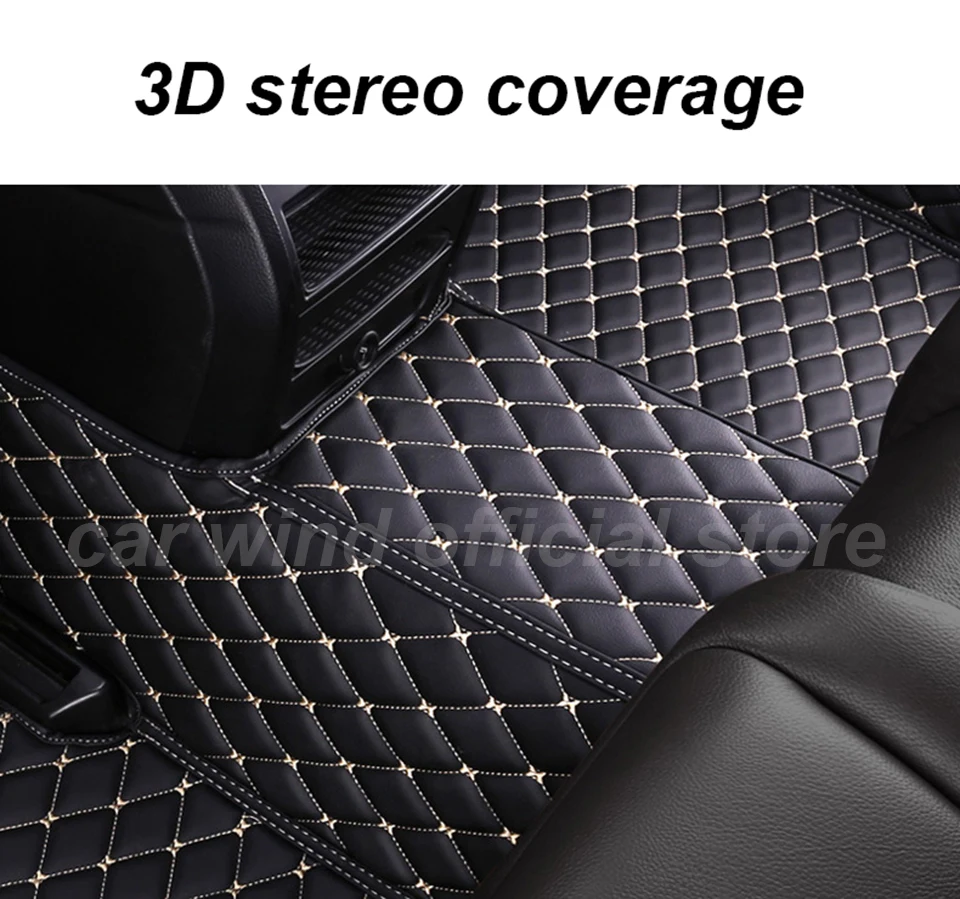Maßgefertigte Auto-Leder-Fußmatten für Renault Logan 2 2012 2013 2014 2015 2016 2018 Teppiche, Fußpolster, Zubehör – Detail 2