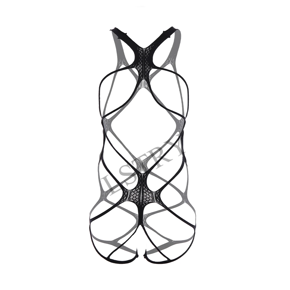 Porn Dress Lstry Open Bra Crotch Hollow Elastic Underwear Sexy Costumes Female Lenceria New Glamor Erotic lingerie for Women