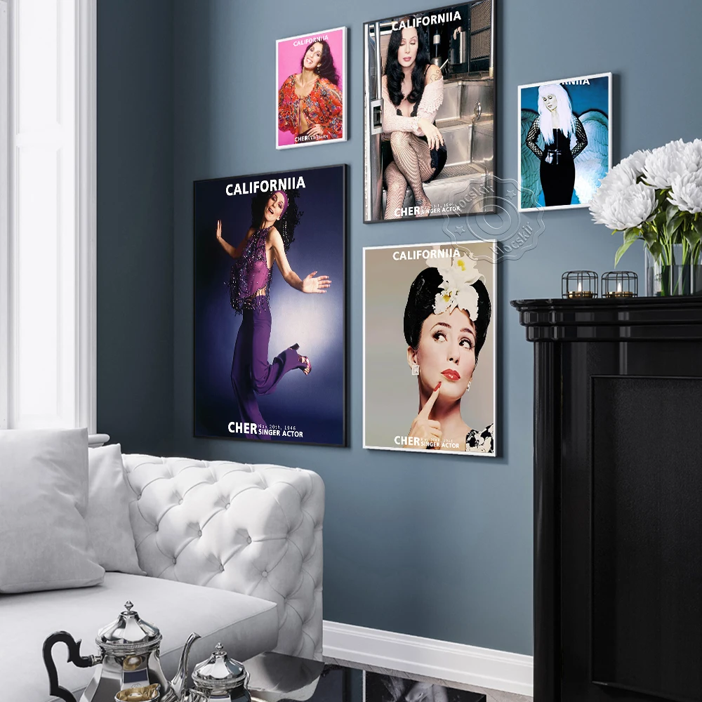 Cher Sexy Music Star Art Print - đánh giá và giá Vintage Collectible Magazines