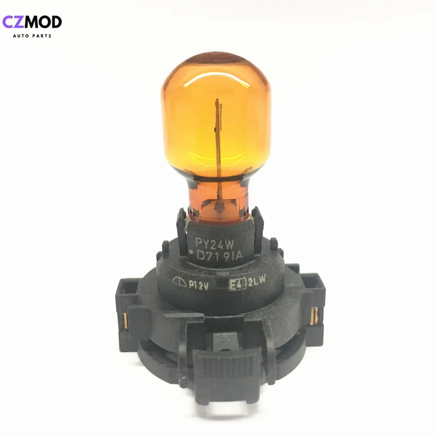 

CZMOD Original Used PY24W 12190 12V 24W Amber Car Front Rear Indicators E4 Bulb 1300 610 092 car accessories